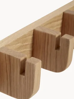 Perchero de pared de madera de roble Nomad