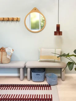 Perchero de pared de madera de roble Nomad