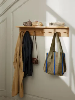 Perchero de pared de madera Place, 105 cm