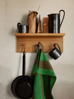 Perchero de pared de madera Place, 45 cm