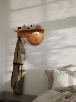 Perchero de pared de madera Place, 75 cm