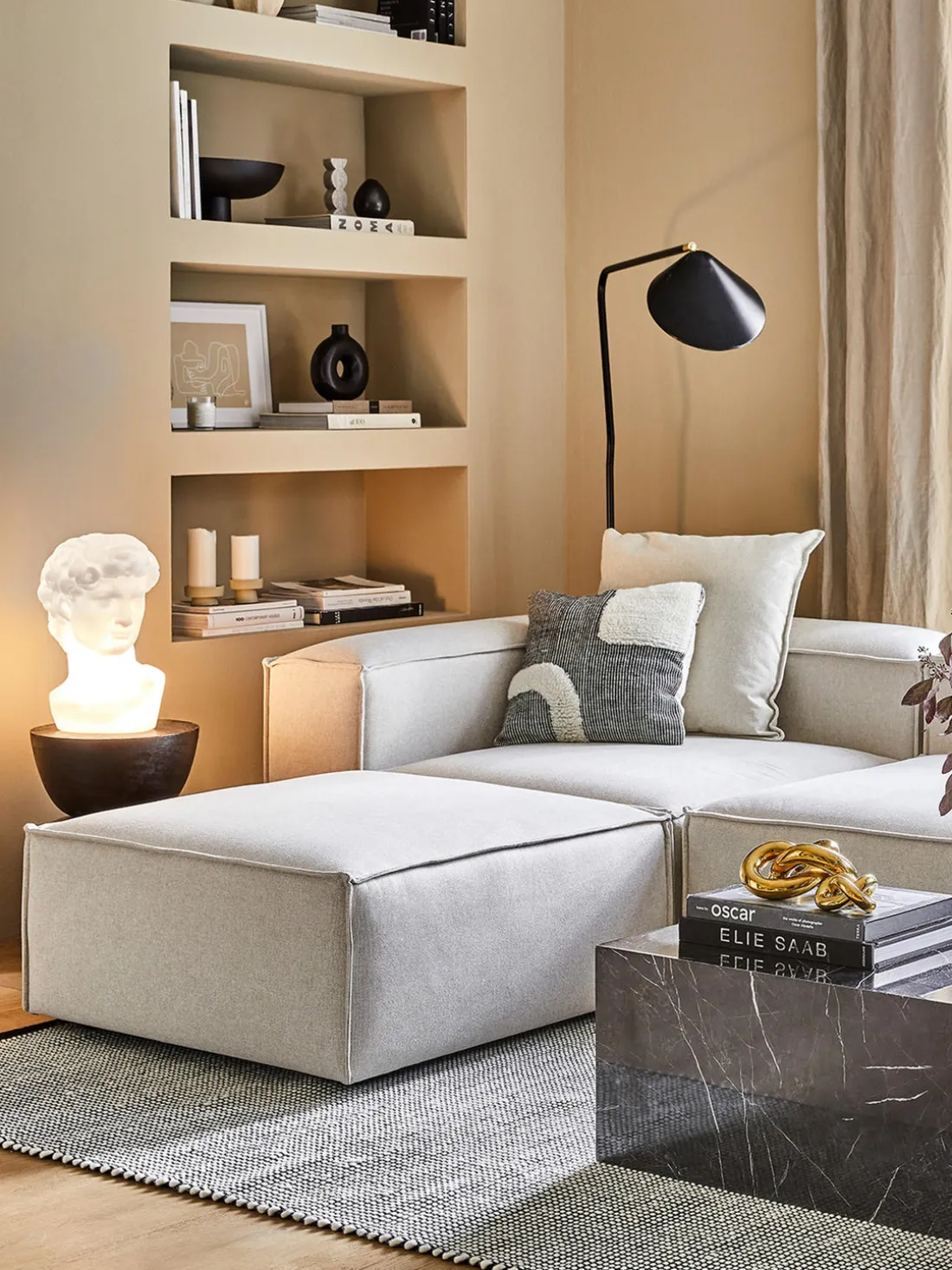 Pieza decorativa artesanal Knot, 9 cm