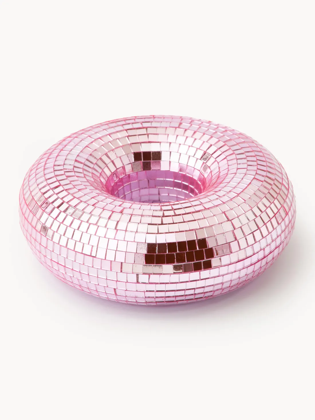 Pieza decorativa brillante Disco Donut