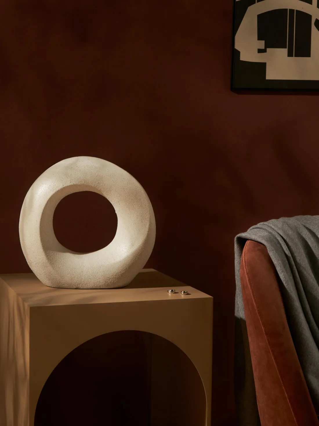 Pieza decorativa en look arenisca Olena