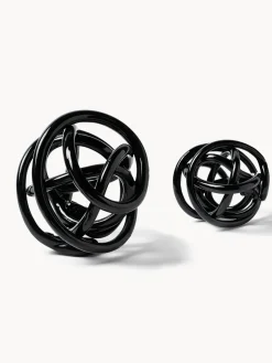 Piezas decorativas de vidrio Nola, 2 uds.