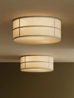 Plafón artesanal de lino Hashira