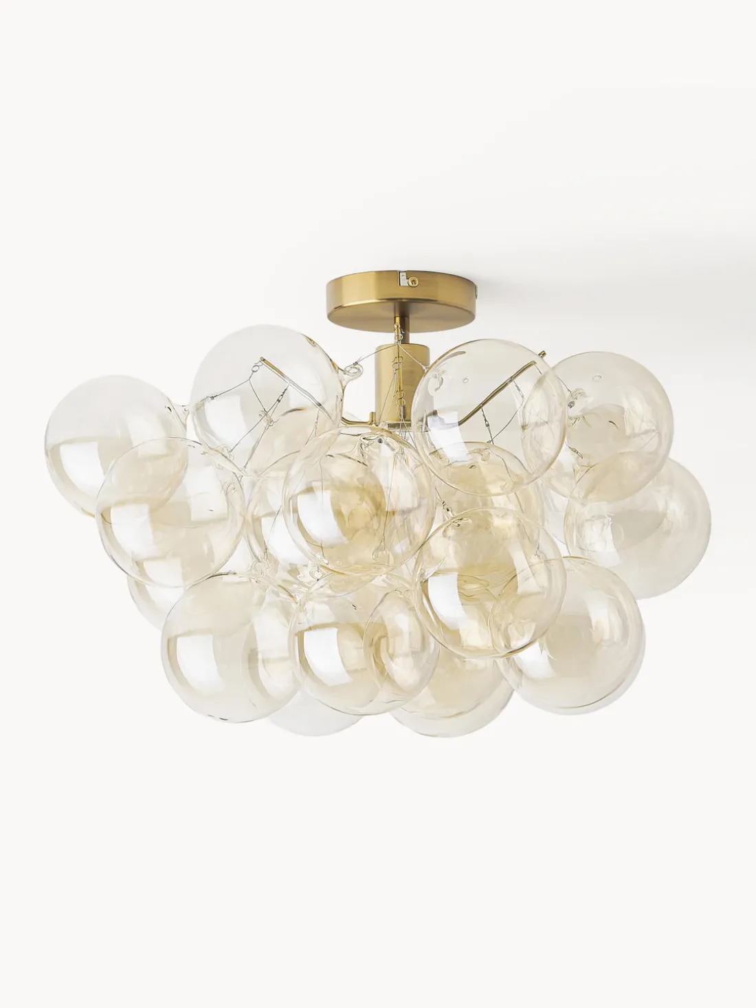 Plafón con pantallas esfericas Bubbles