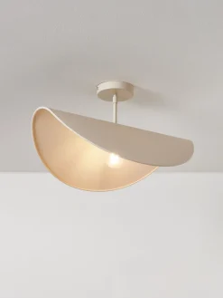 Plafón de diseño de lino Kenzie