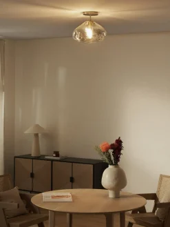 Plafón de vidrio Amora