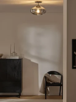 Plafón de vidrio espejado Amora