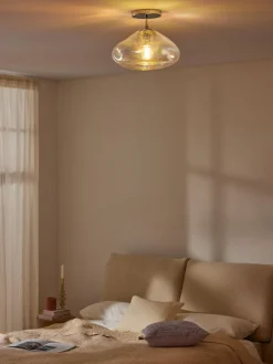 Plafón de vidrio iridiscente Amora