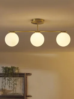 Plafón de vidrio opalino Atlanta