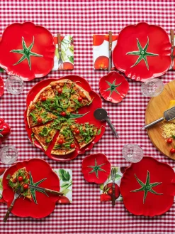 Plato llano Tomato, 4 uds.