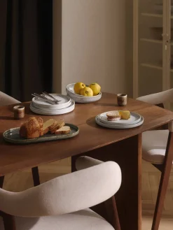 Platos de pasta artesanales con esmalte reactivo Danza, 4 uds.