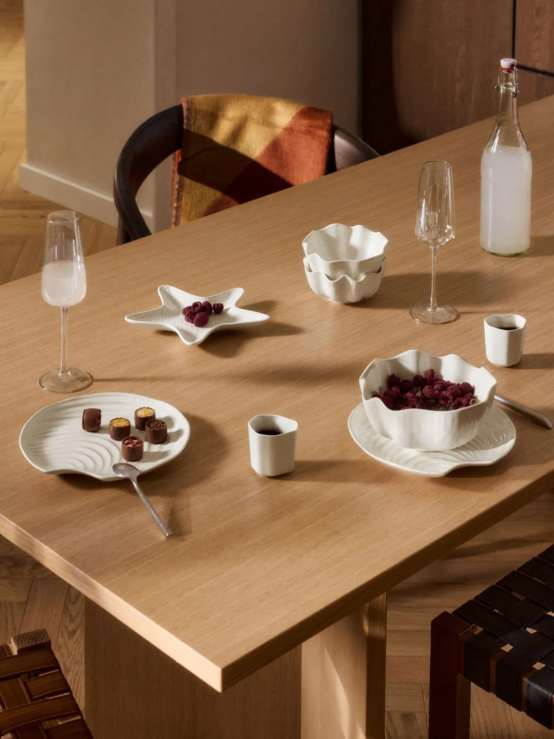 Platos de porcelana Andrina (2 uds.)