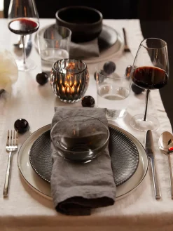 Platos de postre con relieves Neri, 2 uds.