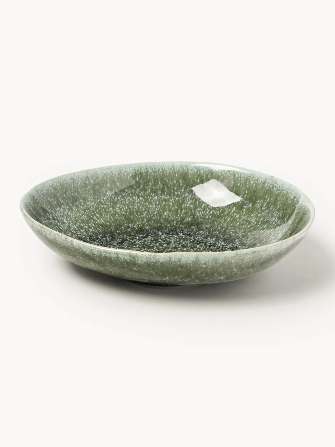 Platos hondos artesanales de forma orgánica Macey, 4 uds.