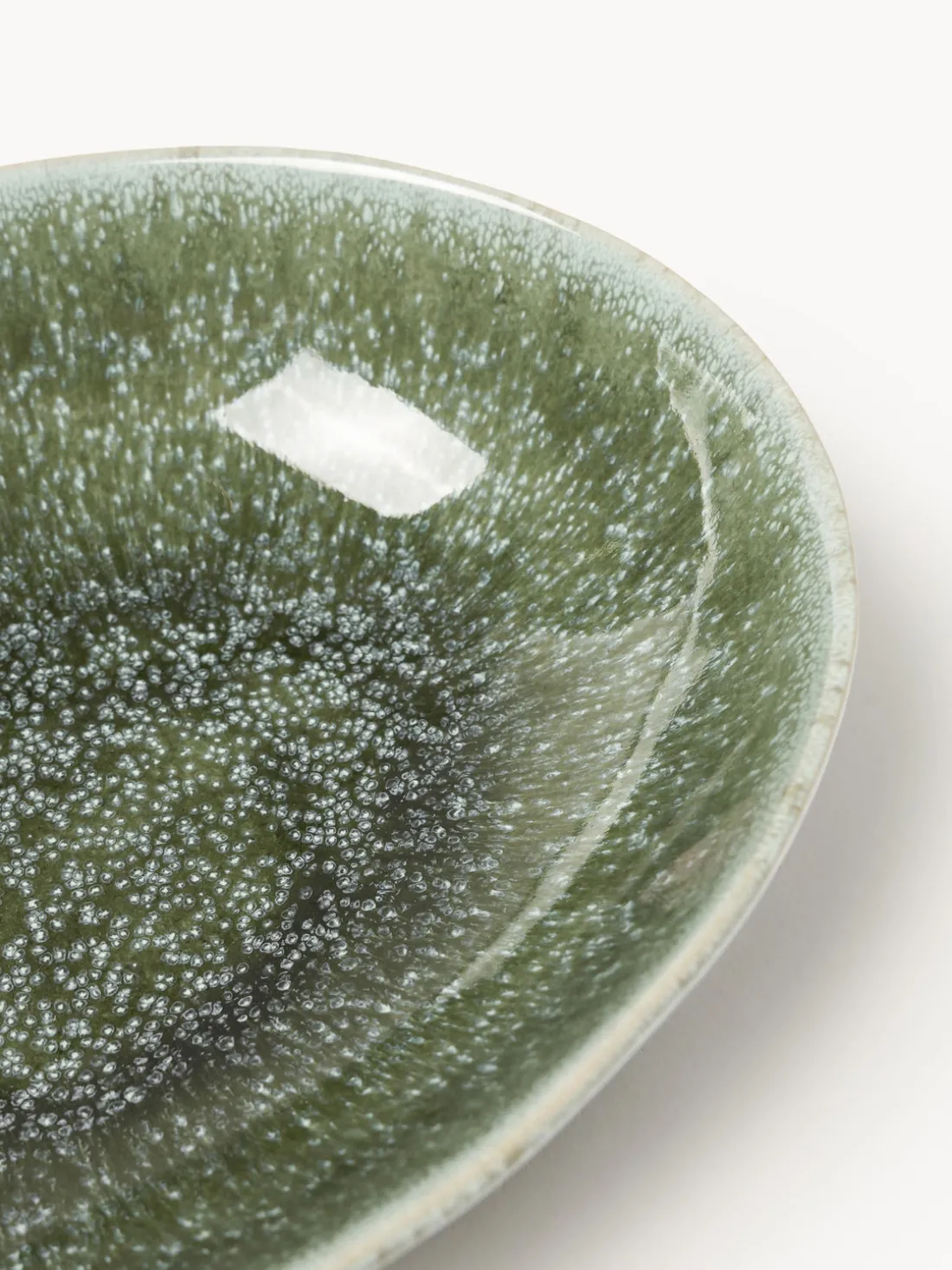 Platos hondos artesanales de forma orgánica Macey, 4 uds.