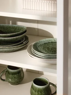 Platos hondos artesanales de forma orgánica Macey, 4 uds.