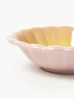 Platos hondos artesanales Marguerite, 4 uds.