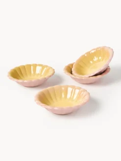 Platos hondos artesanales Marguerite, 4 uds.