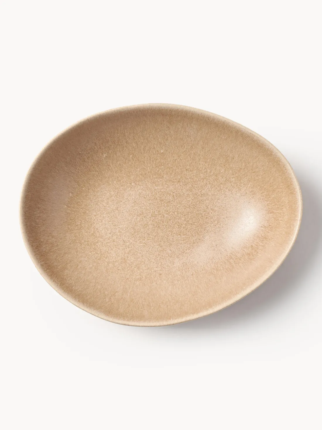 Platos hondos artesanales de forma orgánica Macey, 4 uds.