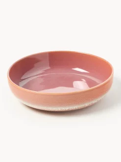 Platos hondos con esmalte reactivo Havana, 4 uds.