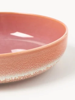 Platos hondos con esmalte reactivo Havana, 4 uds.