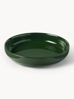 Platos hondos de porcelana Nessa, 4 uds.