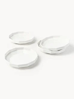 Platos hondos de porcelana Angoli, 4 uds.