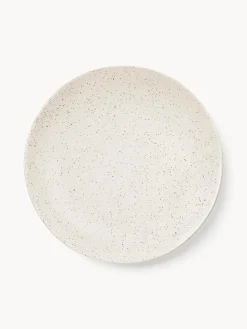 Platos llanos artesanales Nordic Vanilla, 4 uds.