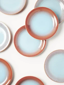 Platos llanos artesanales Marguerite, 4 uds.