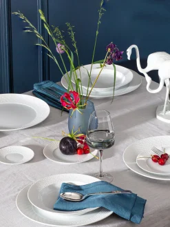 Platos llanos de porcelana artesanales Cosmopolitan, 2 uds.