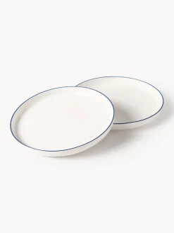 Platos llanos de porcelana Facile, 2 uds.