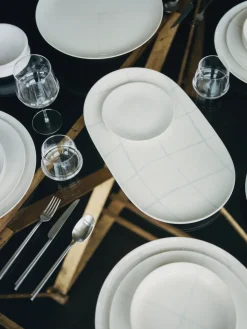 Platos llanos de porcelana con esmalte reactivo Zuma, 2 uds.