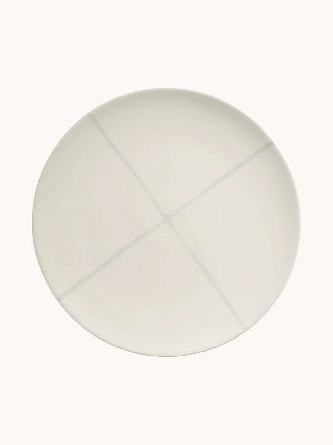 Platos llanos de porcelana con esmalte reactivo Zuma, 2 uds.