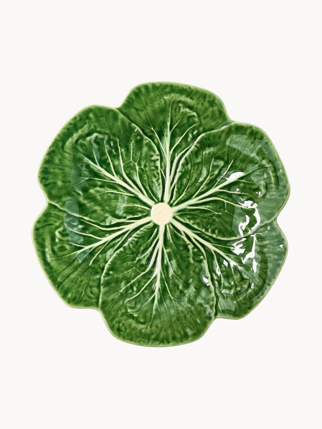 Platos llanos pintados a mano Cabbage, 2 uds.