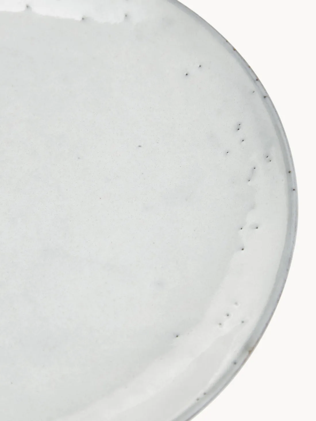 Platos postre artesanales Nordic Sand, 4 uds.