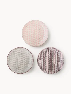 Platos postre artesanales Maya, 3 uds.