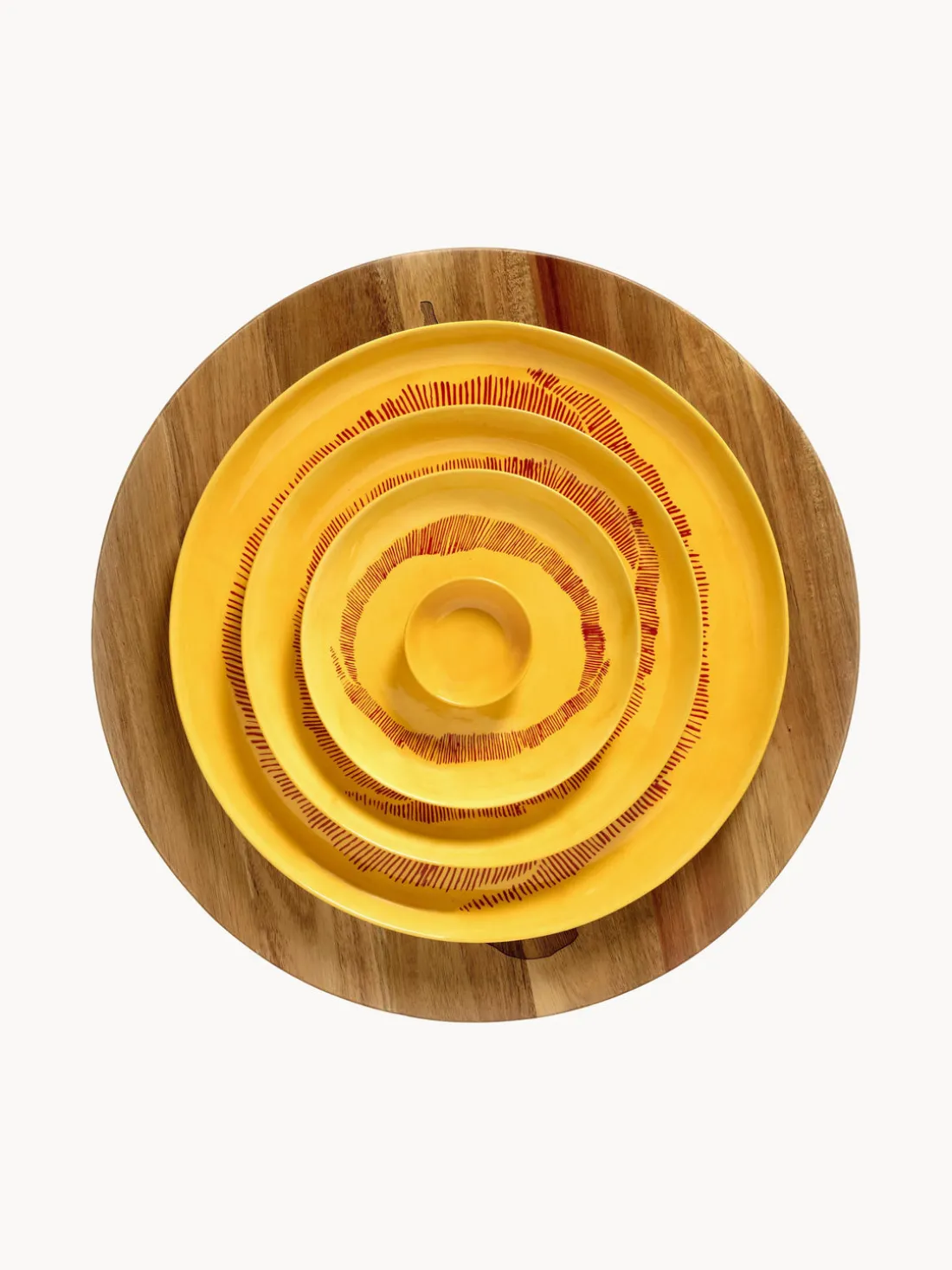 Platos postre con esmalte reactivo Feast 2 uds.