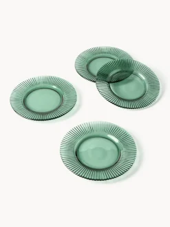 Platos postre con relieves Effie, 4 uds.