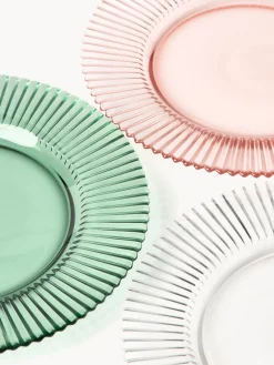 Platos postre con relieves Effie, 4 uds.