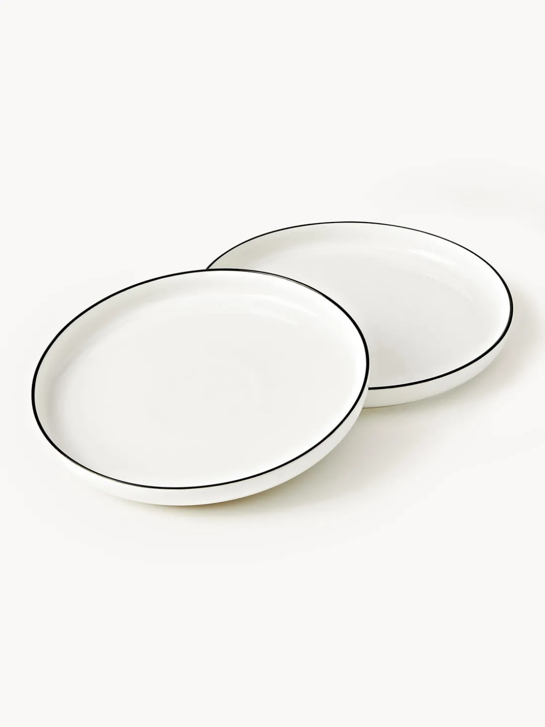 Platos postre de porcelana Facile, 2 uds.