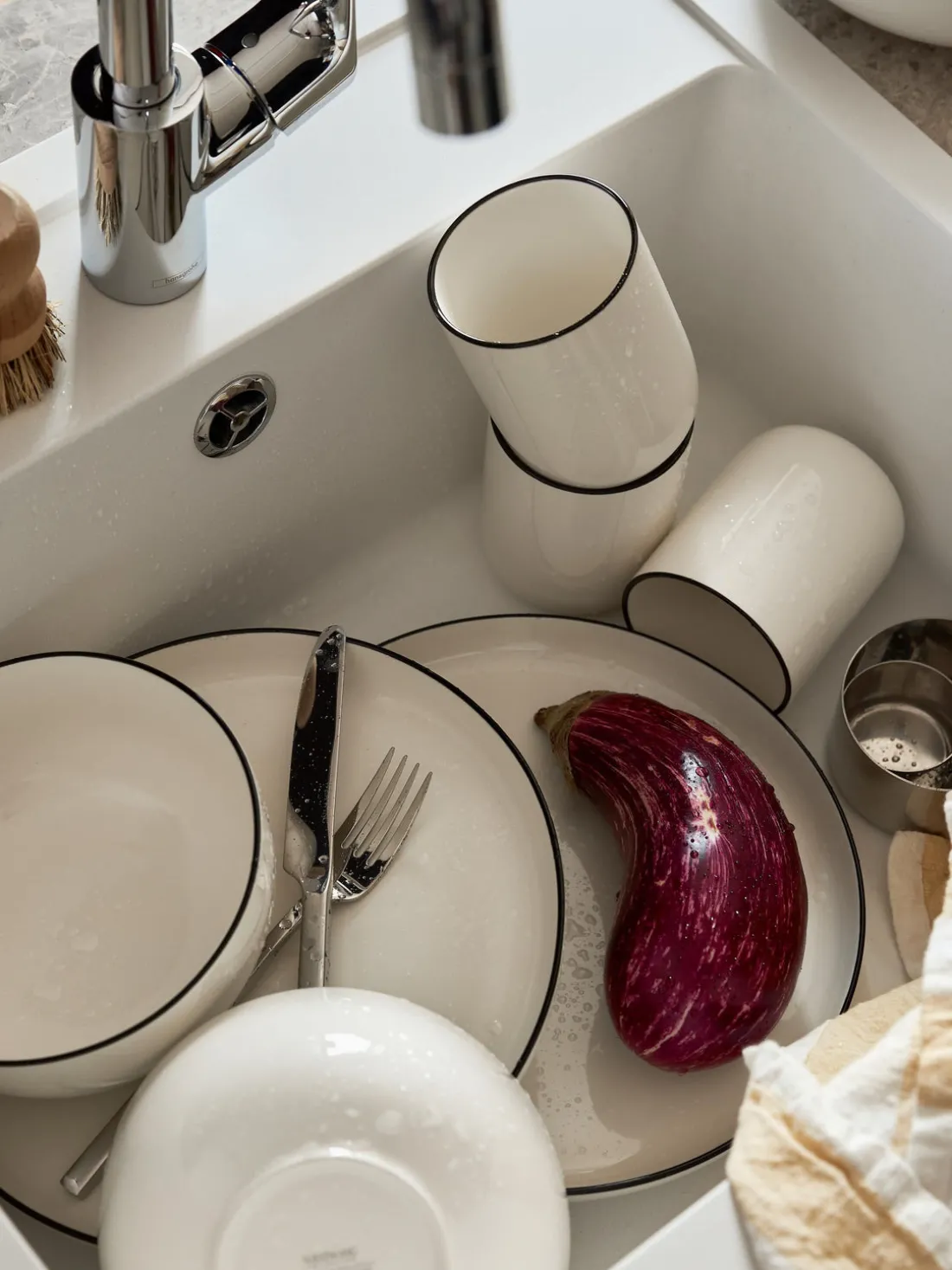 Platos postre de porcelana Facile, 2 uds.