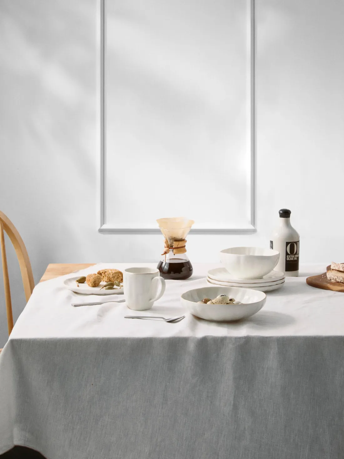 Platos postre de porcelana con relieves Sali, 2 uds.