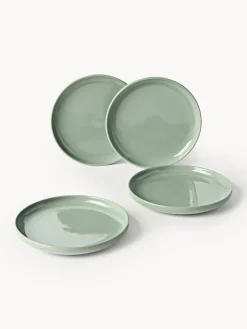 Platos postre de porcelana Nessa, 4 uds.