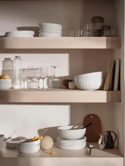 Platos postre de porcelana Bernadotte, 4 uds.