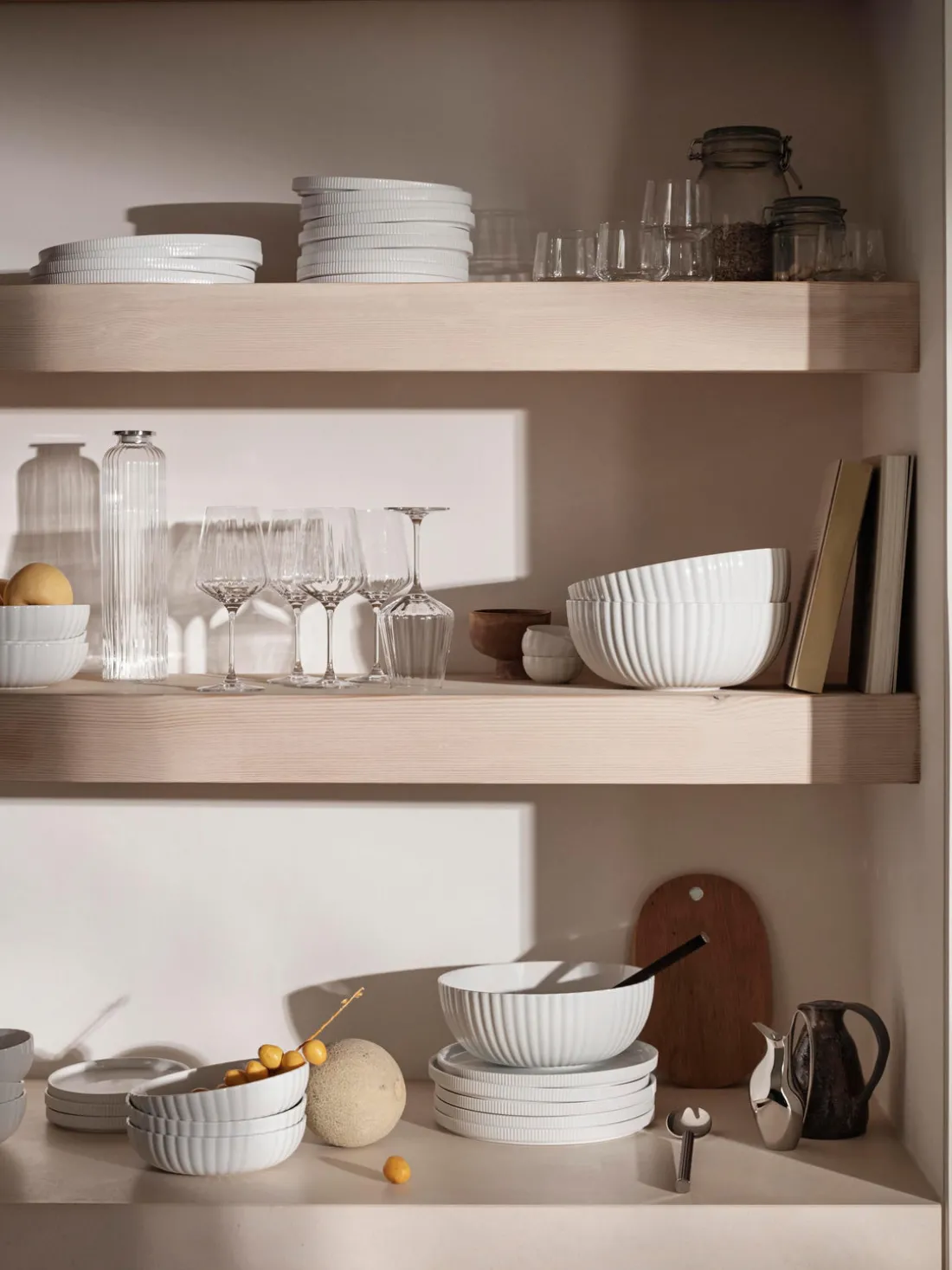 Platos postre de porcelana Bernadotte, 4 uds.