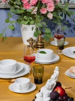 Platos postre de porcelana artesanales Cosmopolitan, 2 uds.