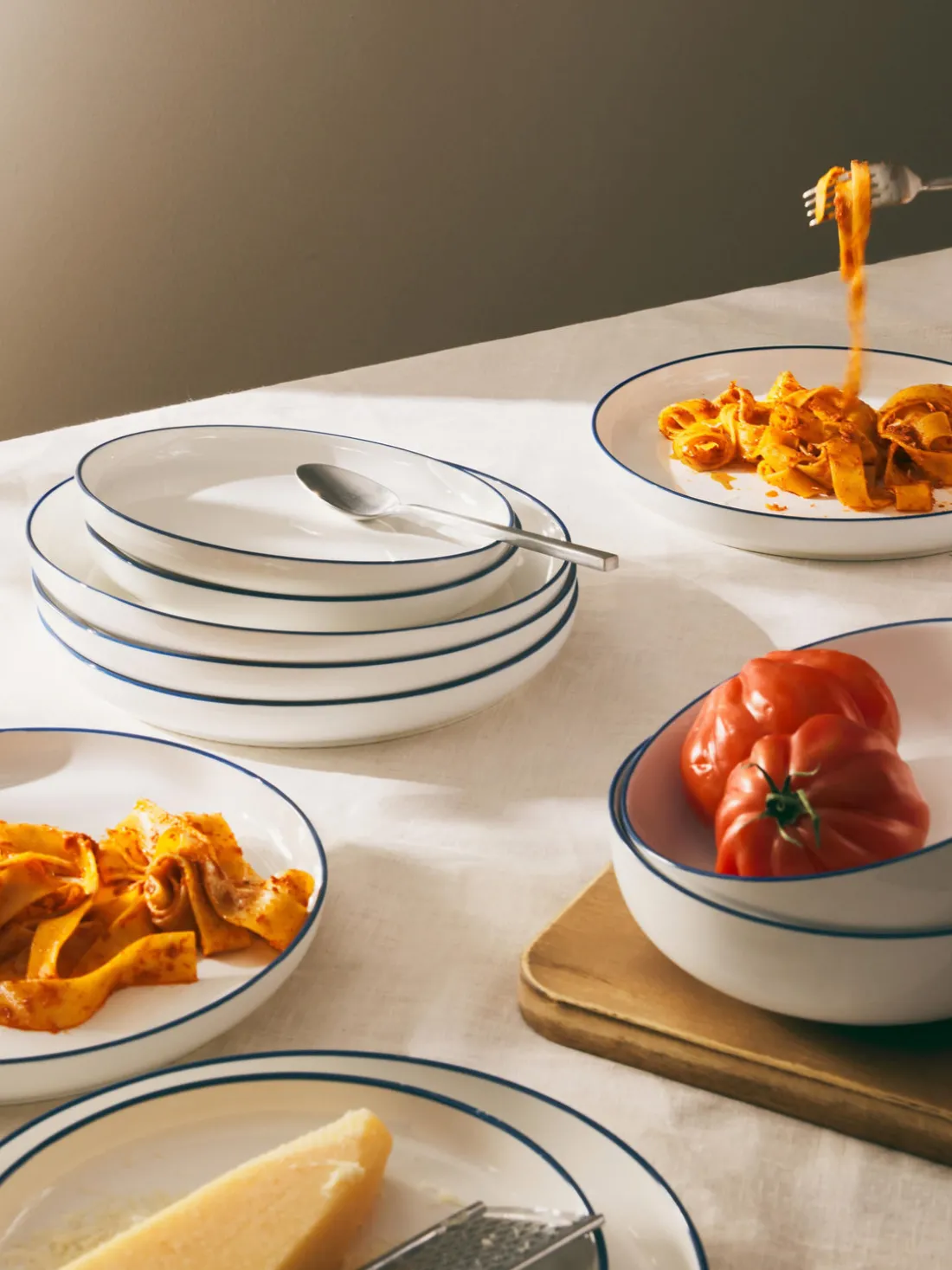 Platos postre de porcelana Facile, 2 uds.